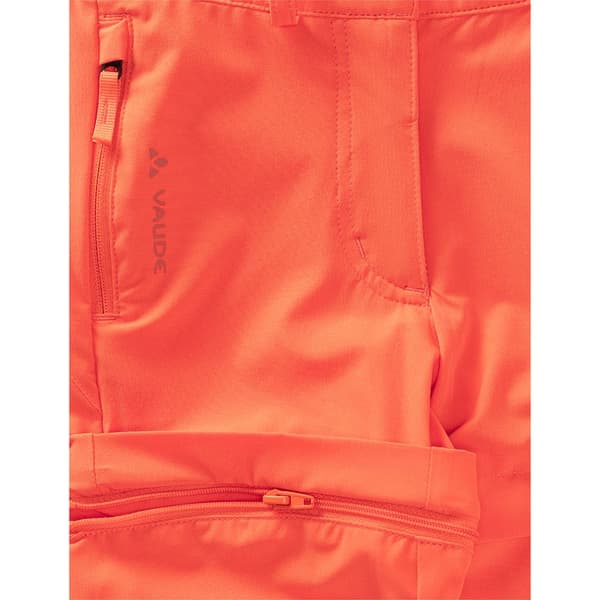 Vaude Byxor Zip Off Slim Fit Orange 134-140 cm Pojke