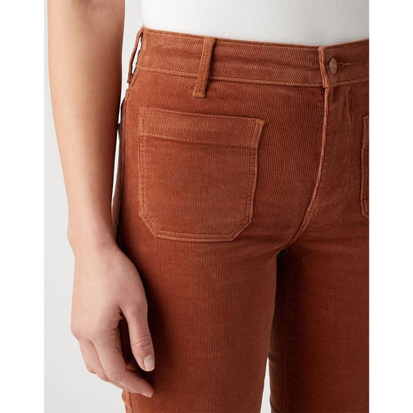 Wrangler 112342 Flare Fit Byxor Brun 25 / 32 Kvinna
