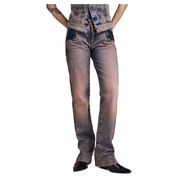 G-star D23303-c052 Regular Straight Flare Fit Chinobyxor Lila 30 Kvinna