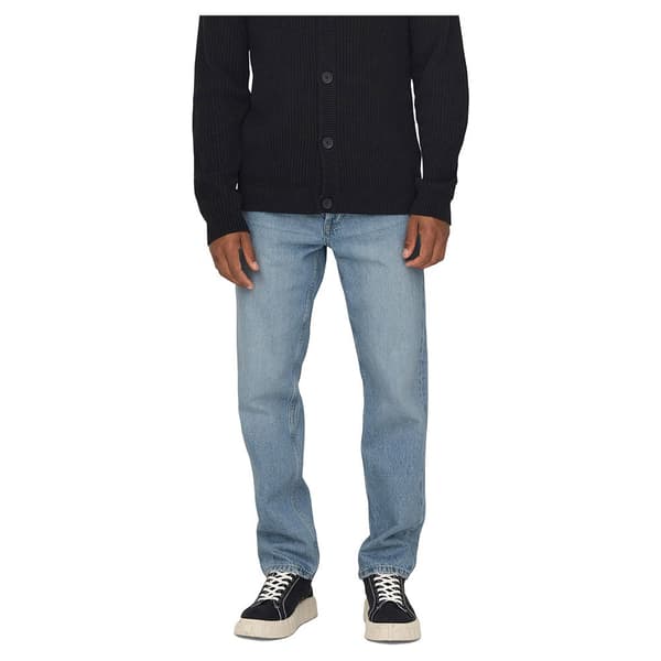 Only & Sons Edge Loose Fit Jeans Blå 33 / 34 Man