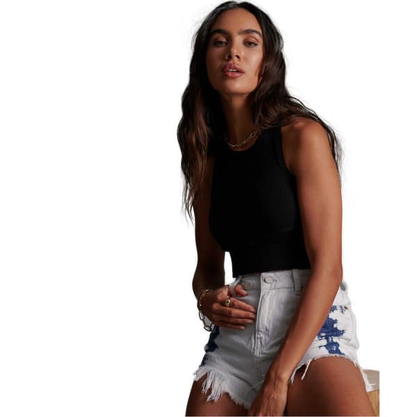 Superdry Cut Off Shortsit Harmaa 27 Nainen