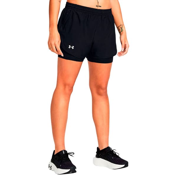 Under Armour Shortsit Fly By 2-in-1 Musta XS Nainen