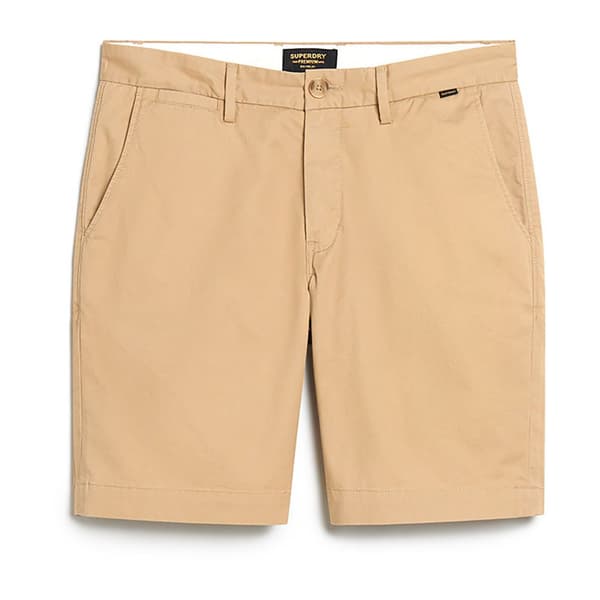 Superdry Stretch Shorts Beige 34 Man