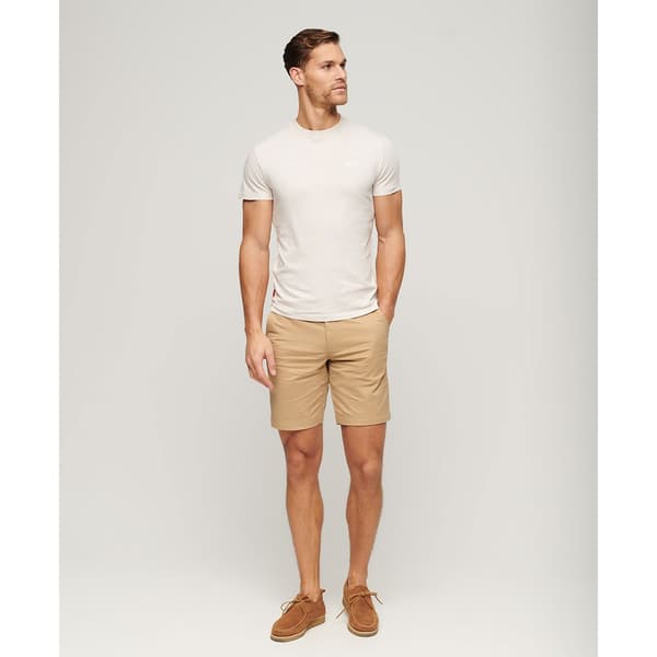 Superdry Stretch Shorts Beige 34 Man