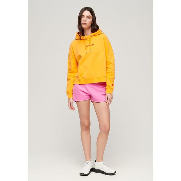 Superdry Sportswear Logo Racer Sportshorts Rosa M Kvinna