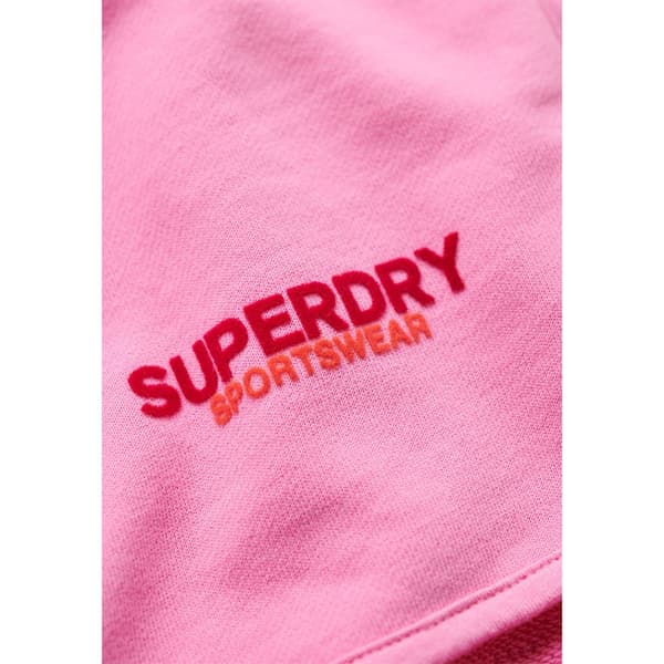 Superdry Sportswear Logo Racer Sportshorts Rosa M Kvinna