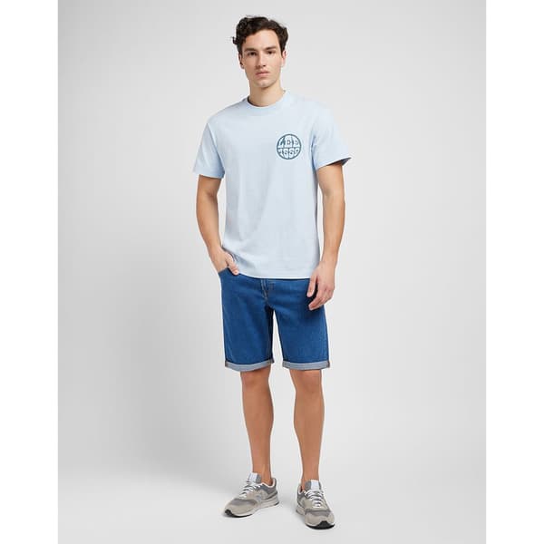 Lee 5 Pocket Korte Jeans Blå 32 Mand