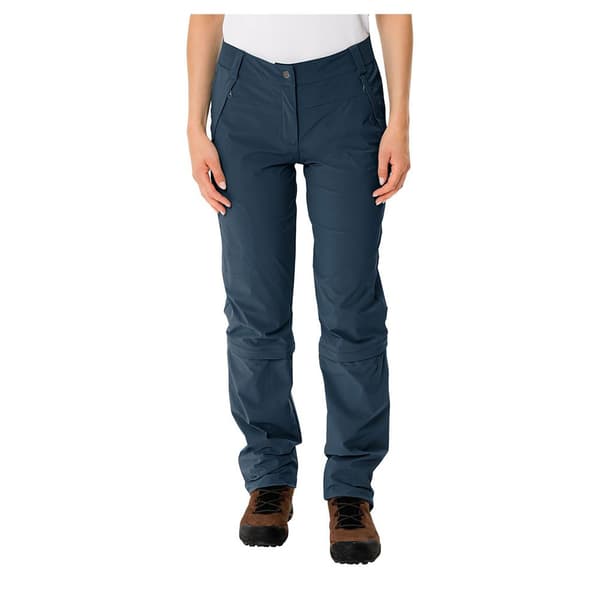 Vaude Farley Stretch Capri T-zip Iii Byxor Blå 42 / Regular Kvinna