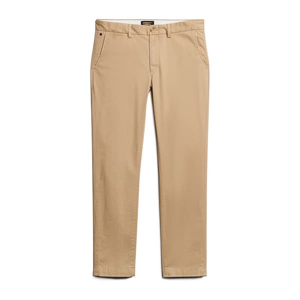 Superdry Tapered Stretch Chinobukser Beige 32 / 32 Mand