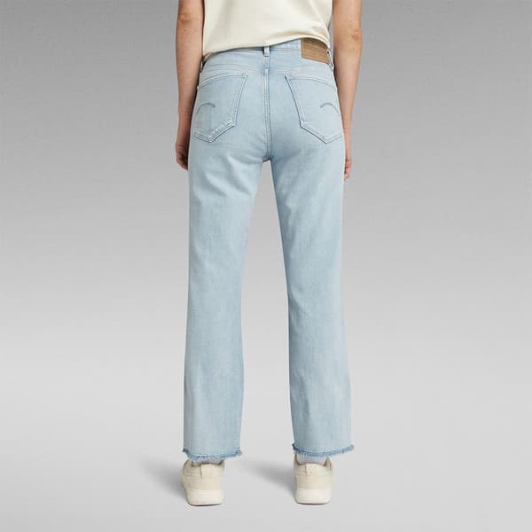 G-star Strace Cropped Straight Fit Jeans Blå 24 / 30 Kvinna