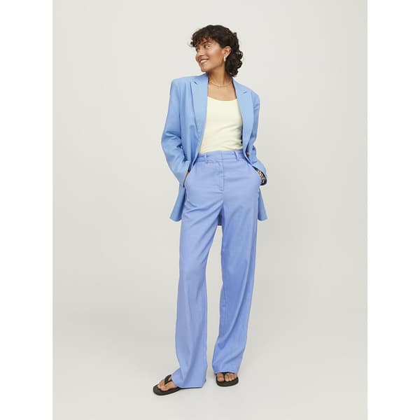 Jack & Jones Mary Relax Linen Jjxx Chinobyxor Blå XS Kvinna