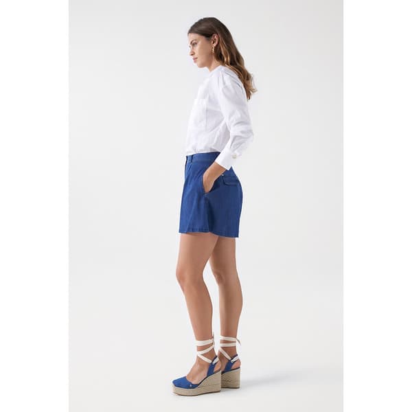 Salsa Jeans 21008148 Shorts Blå XL Kvinna