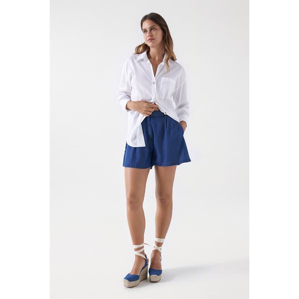 Salsa Jeans 21008148 Shorts Blå XL Kvinna