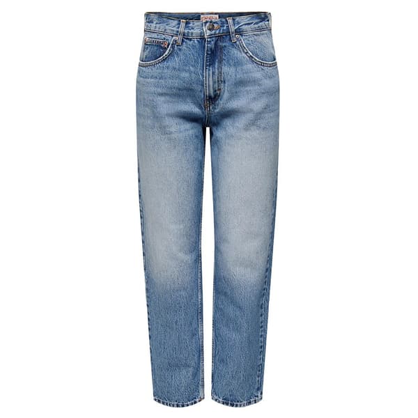 Only Robyn Ex Straight Fit Dot536 Högmidjadeans Blå 31 / 32 Kvinna
