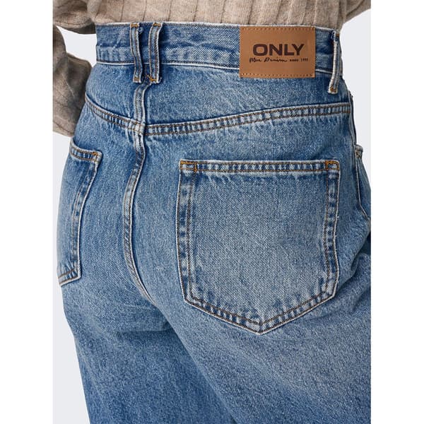 Only Robyn Ex Straight Fit Dot536 Högmidjadeans Blå 31 / 32 Kvinna