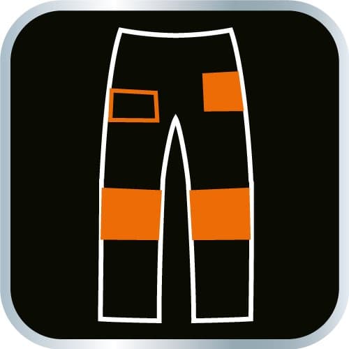 Camo URBAN arbetsbyxor, storlek S