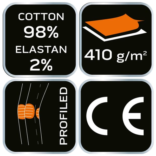 5-taskuiset DENIM-työhousut, koko XXXL