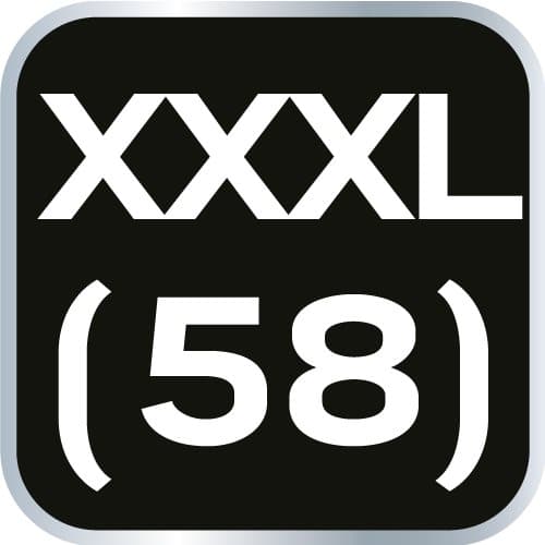 5-taskuiset DENIM-työhousut, mustat, koko XXXL
