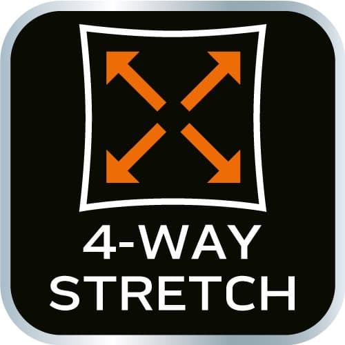 PREMIUM arbejdsbuks, 4-vejs stretch, sort, str. XXL