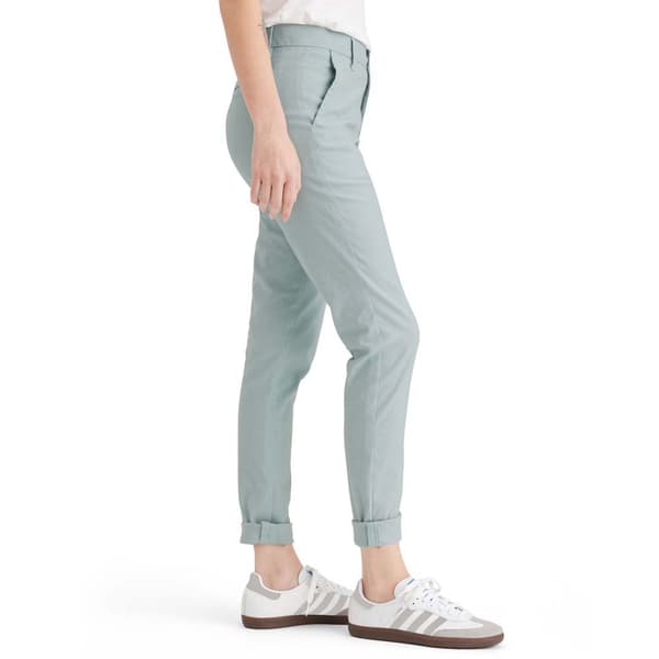 Dockers Weekend Regular Slim Ankle Fit Chinobyxor Grå 26 Kvinna