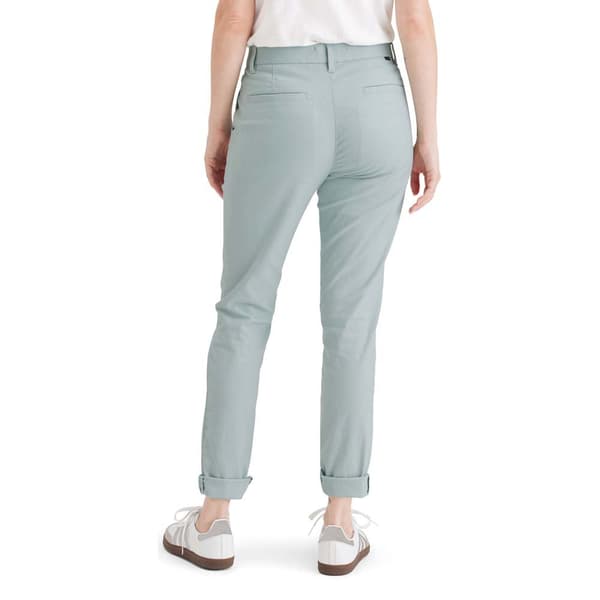 Dockers Weekend Regular Slim Ankle Fit Chinobyxor Grå 26 Kvinna