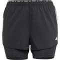 Pikkukuva 3 / 6: Adidas Own The Run Excite 3 Stripes 2 In 1 -shortsit  3X Nainen