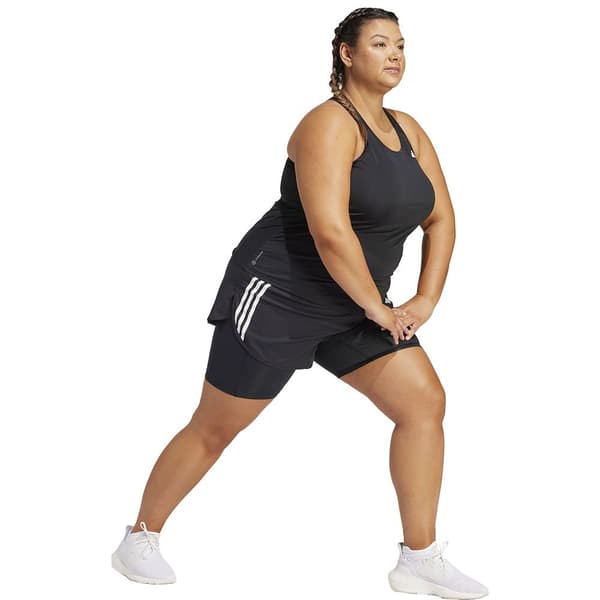 Adidas Own The Run Excite 3 Stripes 2 In 1 -shortsit  3X Nainen