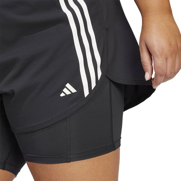 Adidas Own The Run Excite 3 Stripes 2 I 1-shorts  3X Kvinna