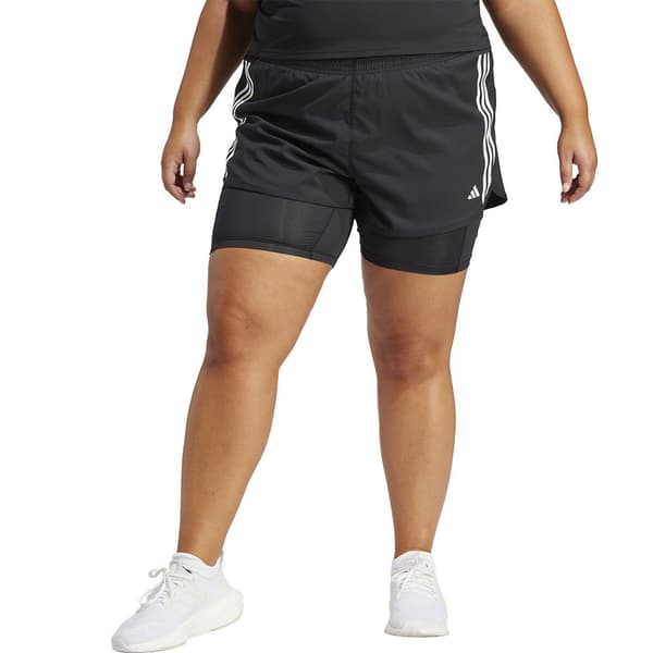 Adidas Own The Run Excite 3 Stripes 2 I 1-shorts  3X Kvinna
