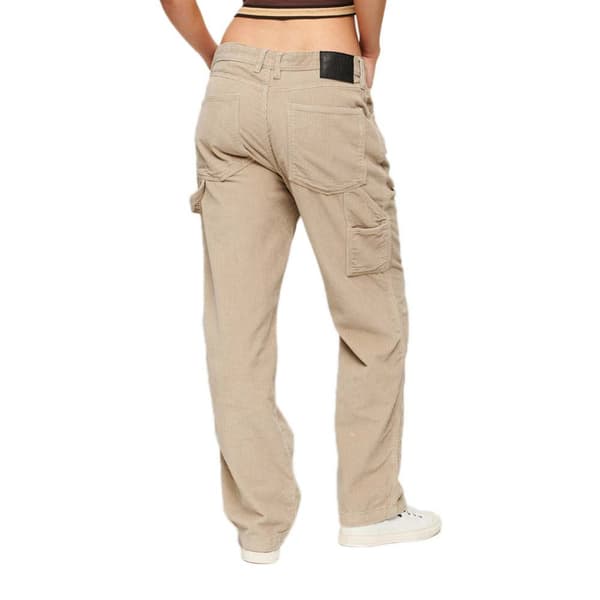 Superdry Cord Carpenter Byxor Beige 32 / 32 Kvinna