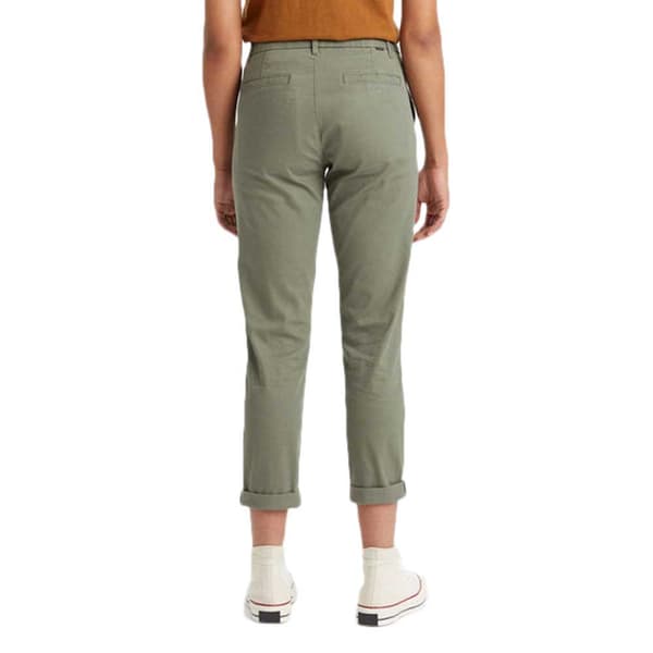 Dockers Weekend Regular Slim Ankle Fit Chinobyxor Grönt 27 / 27 Kvinna
