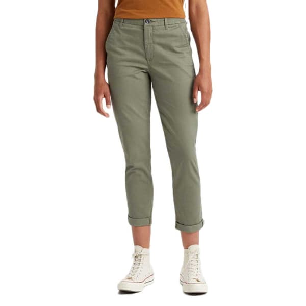 Dockers Weekend Regular Slim Ankle Fit Chinobyxor Grönt 27 / 27 Kvinna