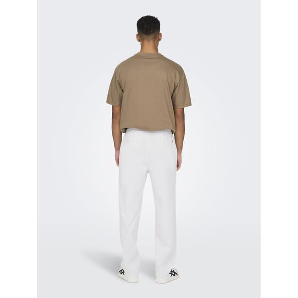 Only & Sons Sinus Loose 0007 Byxor Beige XL Man