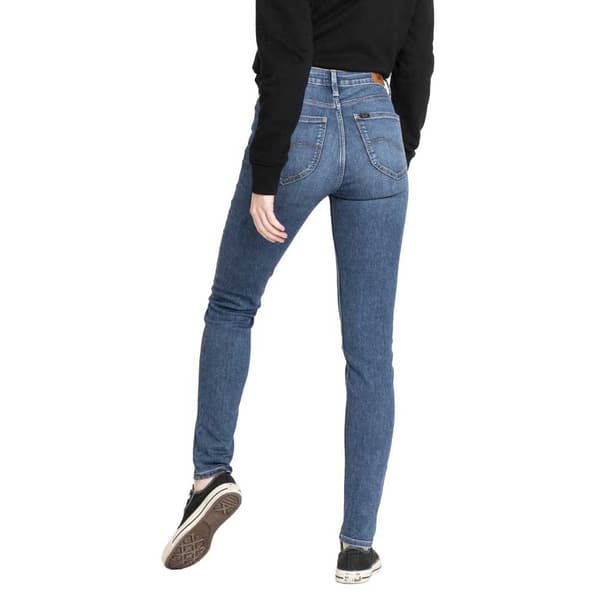 Lee Scarlett Jeans Blå 25 / 29 Kvinna