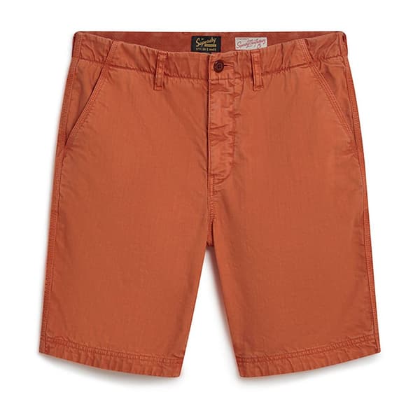 Superdry Vintage Officer Chinoshortsit Oranssi 30 Mies