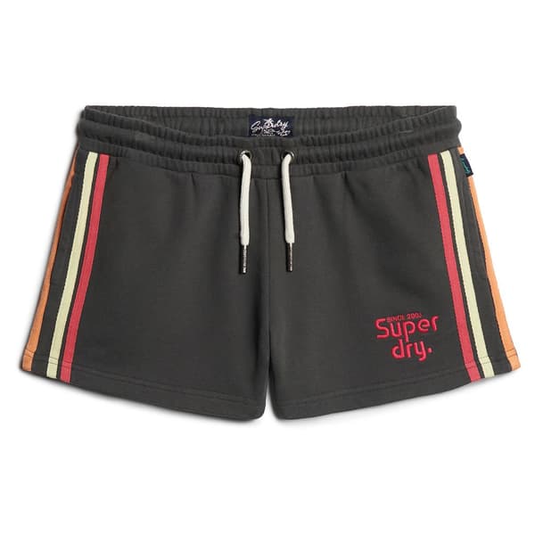 Superdry Rainbow Side Logo Shorts Svart XS Kvinna