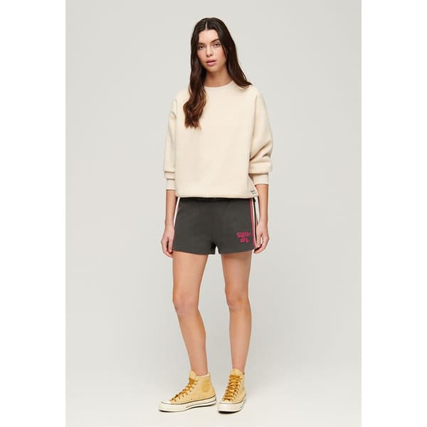 Superdry Rainbow Side Logo Shorts Svart XS Kvinna