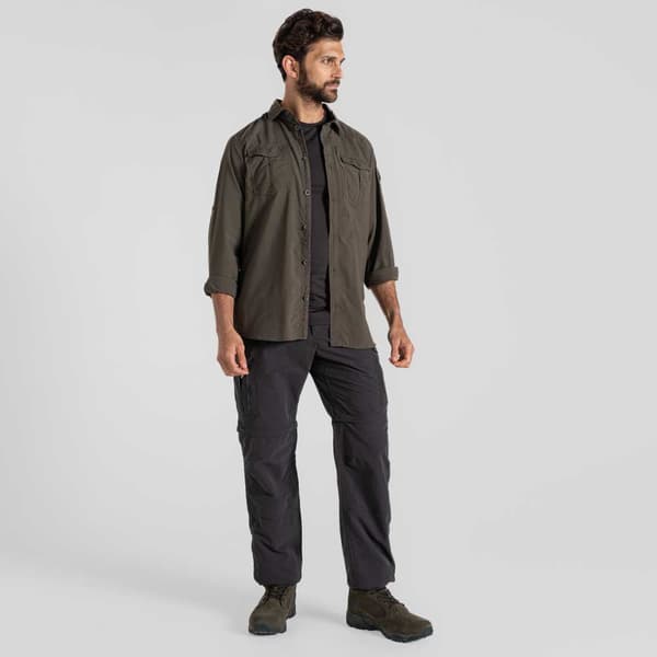 Craghoppers Nosilife Convertible Cargo Housut Harmaa 52 / Regular Mies