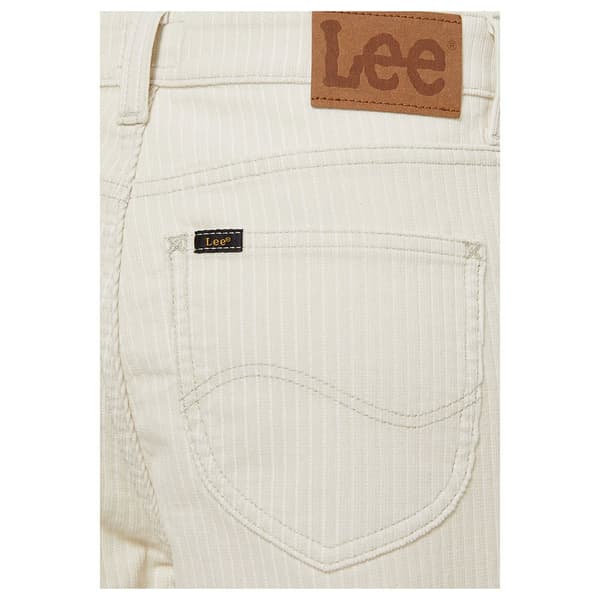 Lee Wide Leg Byxor Vit 32 / 31 Kvinna