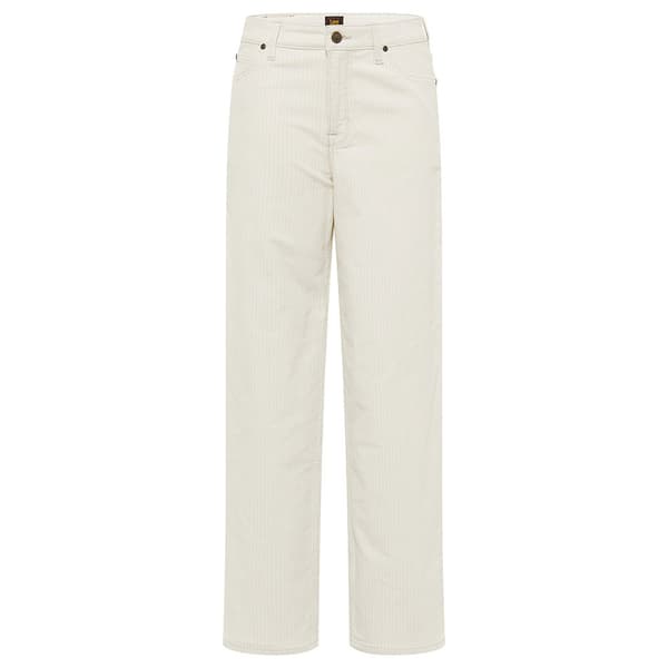 Lee Wide Leg Byxor Vit 32 / 31 Kvinna