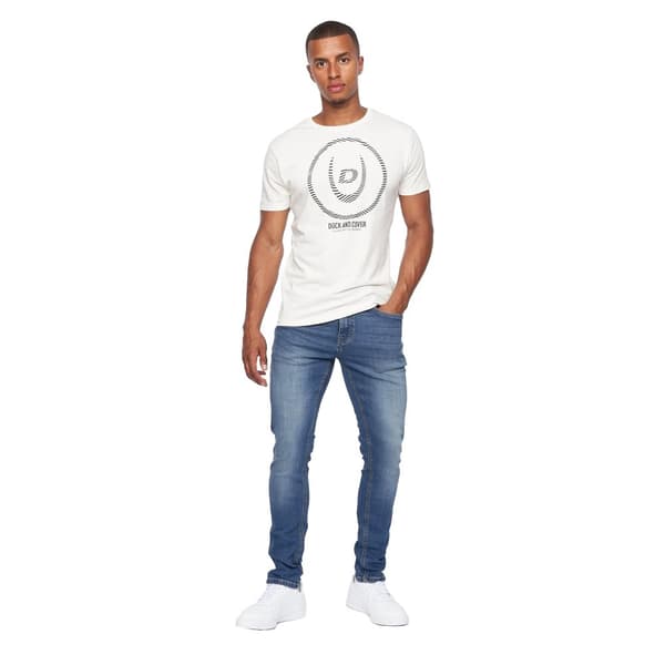 Duck And Cover Mens Overburg Tapered Jeans