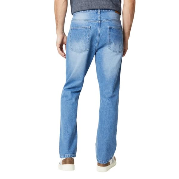 Burton Mens Stone Wash Bootcut Jeans