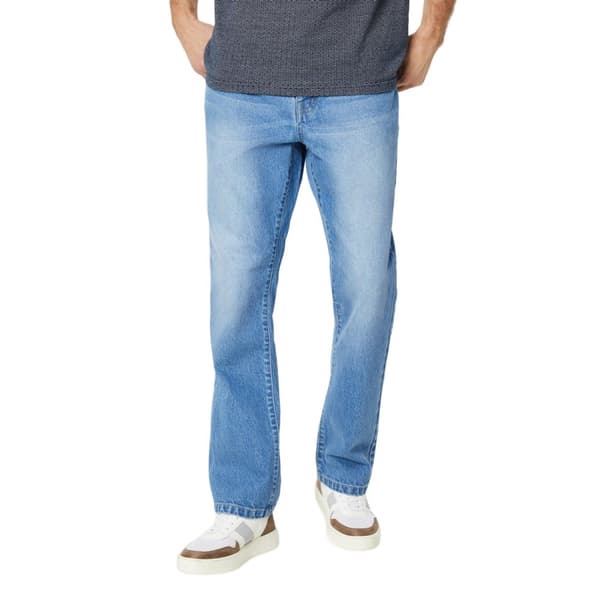 Burton Mens Stone Wash Bootcut Jeans