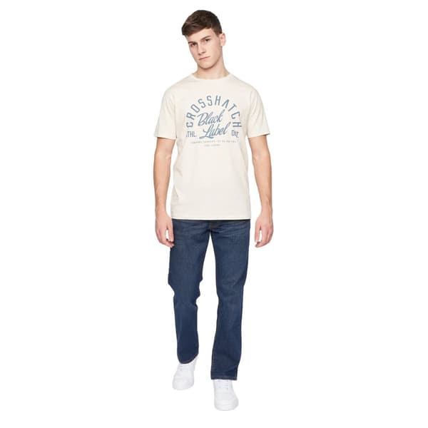Crosshatch Mens Bandol Straight Leg Jeans