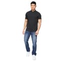 Miniatyrbilde 4 av 4: Crosshatch Mens New Techno Denim Embossed Jeans