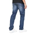 Miniatyrbilde 2 av 4: Crosshatch Mens New Techno Denim Embossed Jeans