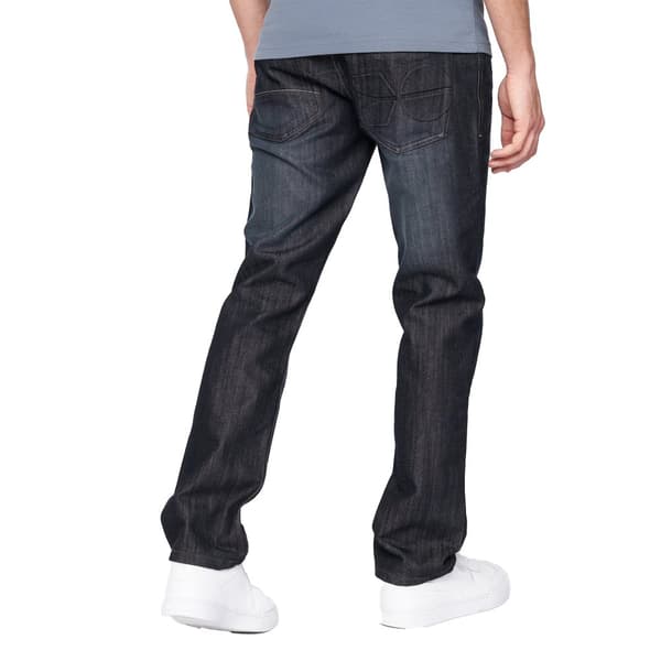 Crosshatch Mens New Techno Denim Embossed Jeans