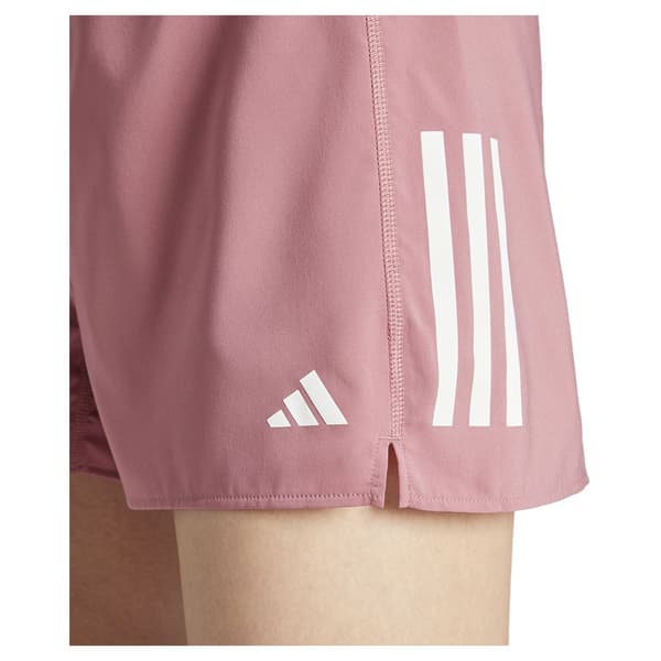 Adidas Own The Run 4´´ Shorts Rosa L Kvinna