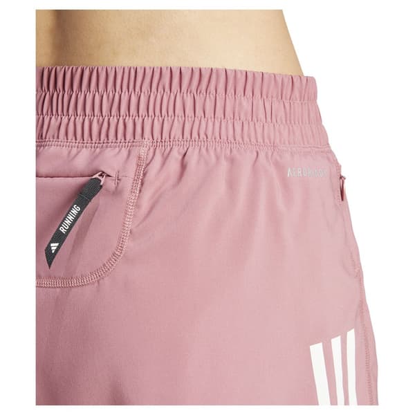Adidas Own The Run 4´´ Shorts Rosa L Kvinna