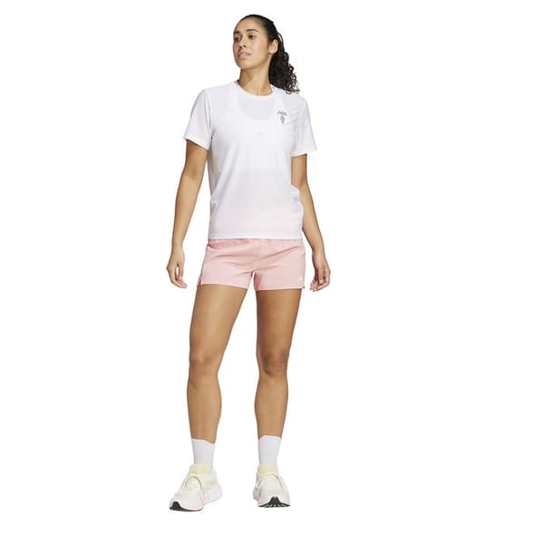 Adidas Own The Run 4´´ Shorts Rosa XL Kvinde